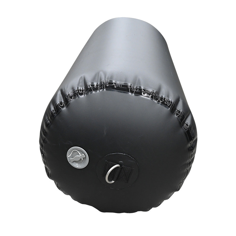 Seipel Marine Specialty Inflatable Fender 18 x 42 Black M3402
