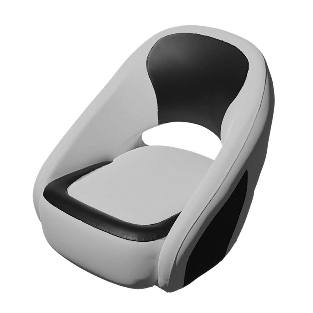 TACO Caladesi Smooth Bucket Seat WhiteBlack BA225WHTBLK