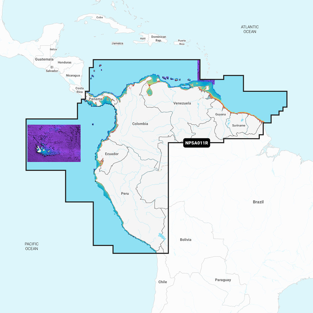 Navionics Platinum NPSA011R South America North 010C146040