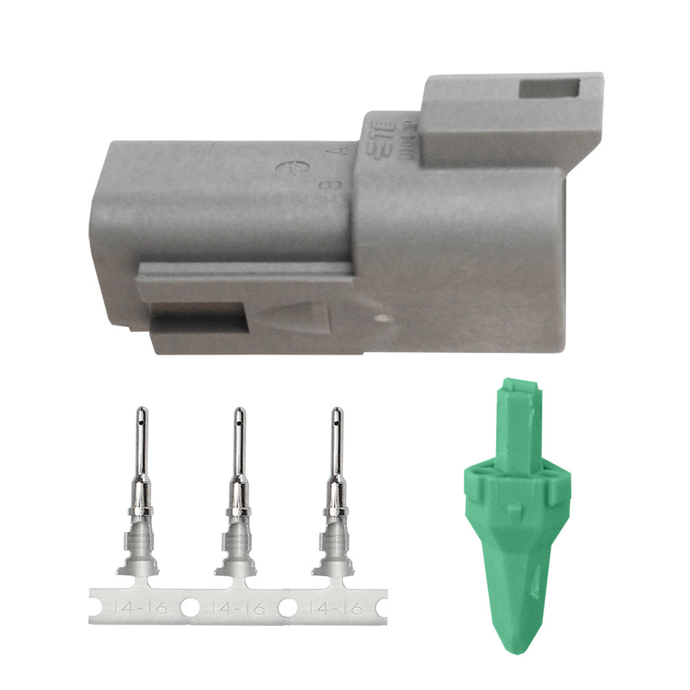 Pacer DT Deutsch Receptacle Repair Kit 1418 AWG 3 Position TDT04F3RP
