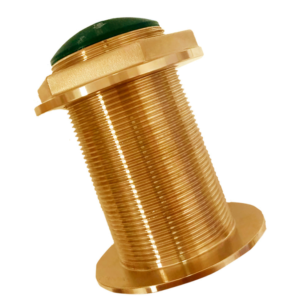 Echonautics Bronze LowProfile ThruHull LowFrequency CHIRP Transducer 300W 12 Tilt 4075kHz BT70L30012