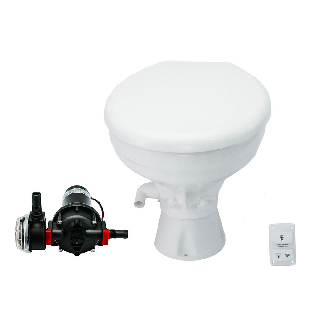 Johnson Pump AquaT Toilet Silent Electric Comfort 24V wPump 804723202