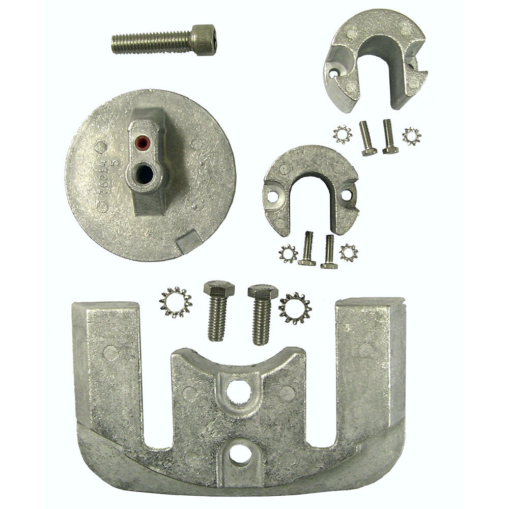 Performance Metals Mercruiser Bravo 23 Complete Anode Kit Aluminum 10061A