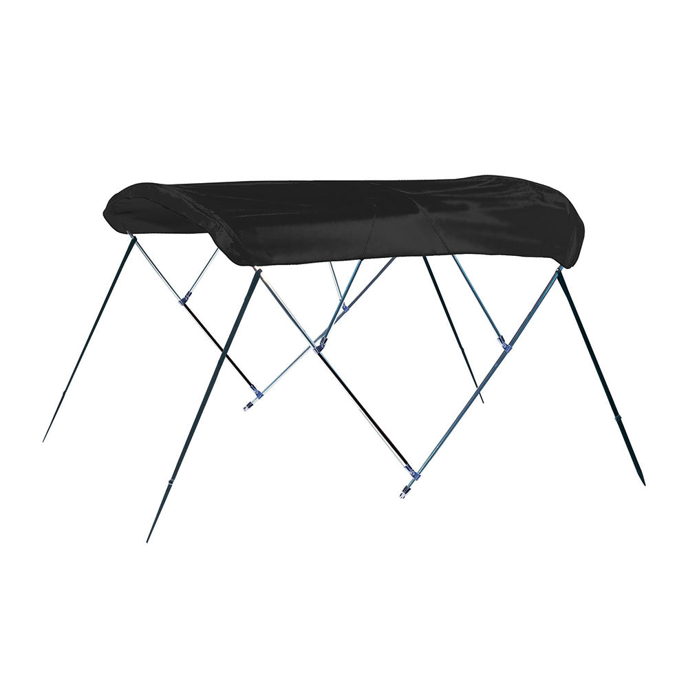 Carver 4 Bow 8 Pontoon Bimini Top wBoot Black Acrylic A8SQ4893UB02