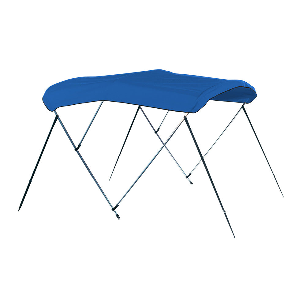 Carver 3 Bow 4669U Bimini Top with Boot Pacific Blue Acrylic A4669UB04