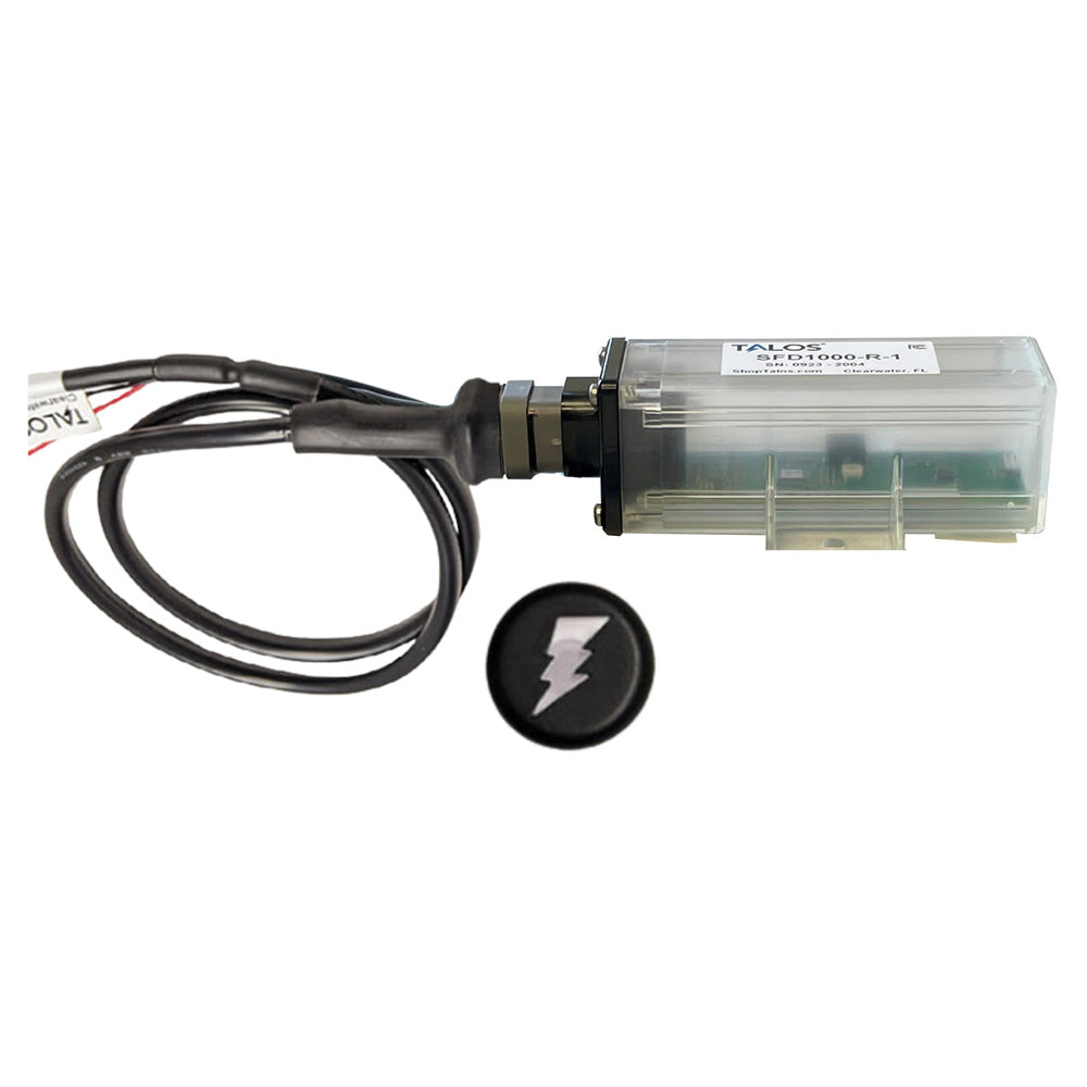 TALOS Remote Housing Lightning Detection System w3 Cable Black Round Indicator wTranslucent Housing SFD1000RT1BOBL3FT