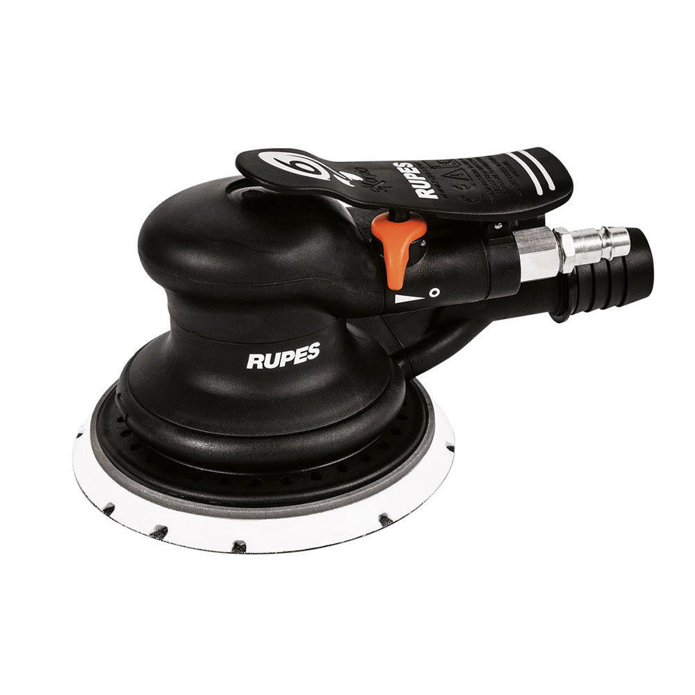 RUPES Random Orbital Palm Pneumatic Sander w125mm Pad 6mm OrbitSkorpio III Central Vac RH326A