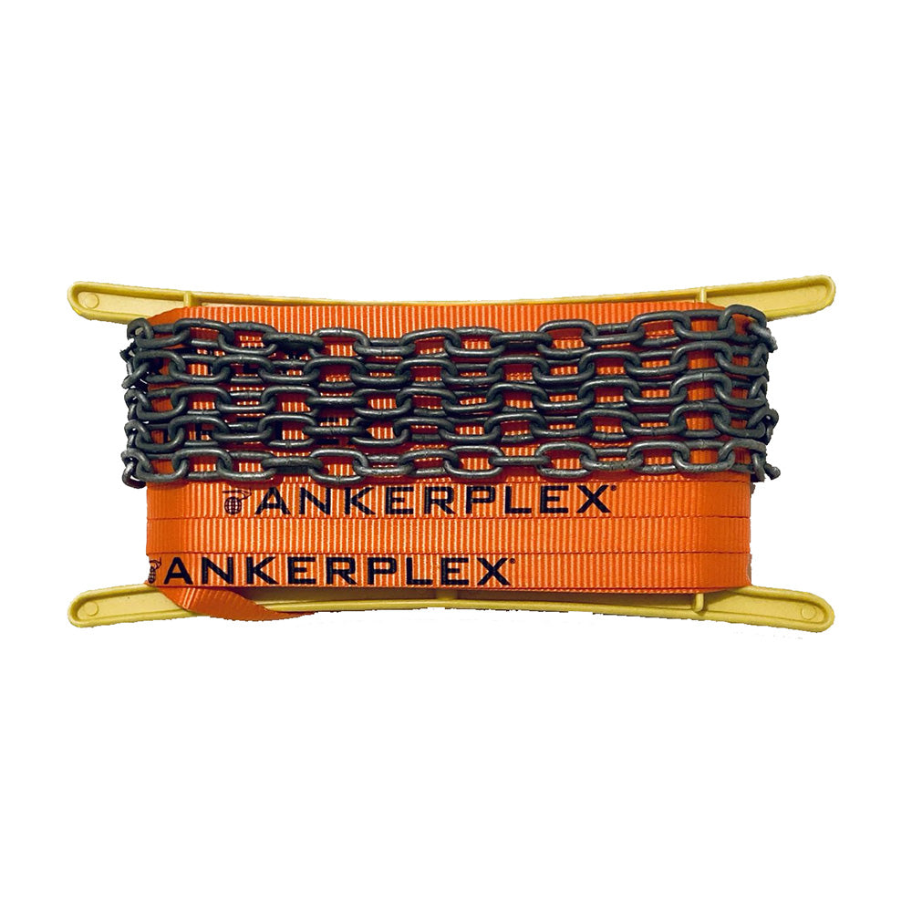 Ankerplex Flat Anchor Line wChain fVessels up to 15 75 9 Galvanized Chain on Storage Reel AFL25