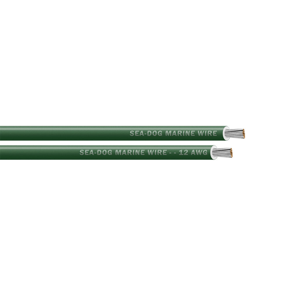 SeaDog 12 AWG Green Primary Wire 1000 8012049