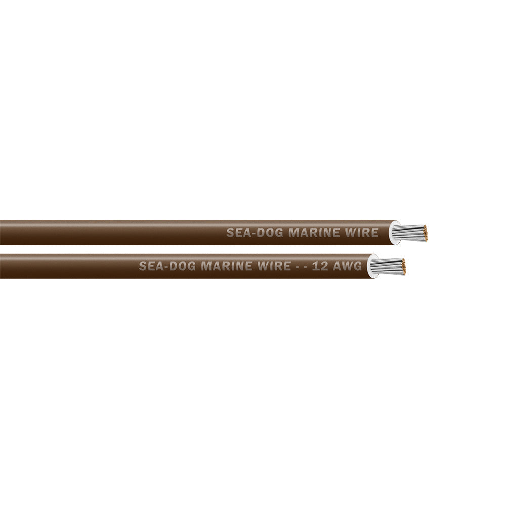 SeaDog 12 AWG Brown Primary Wire 25 8012070