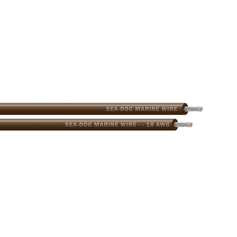 SeaDog 18 AWG Brown Primary Wire 500 8018077