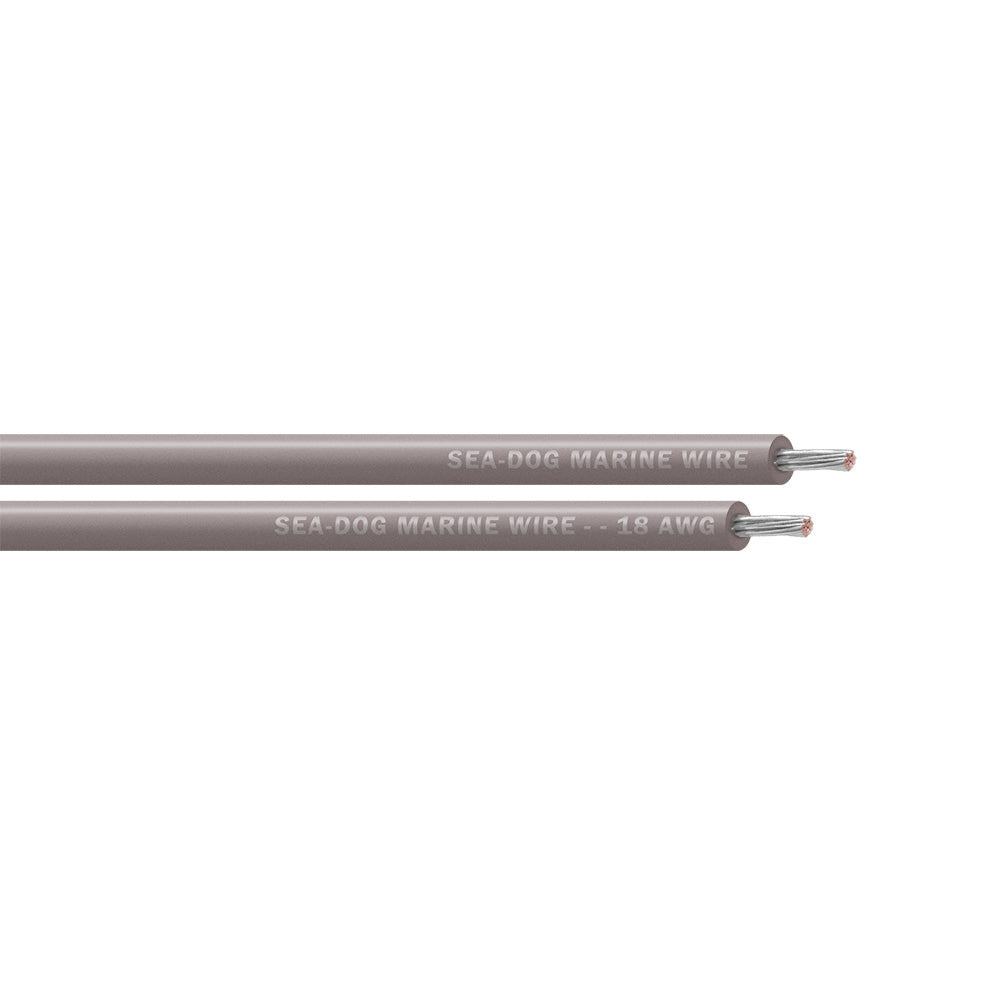 SeaDog 18 AWG Grey Primary Wire 100 8018112