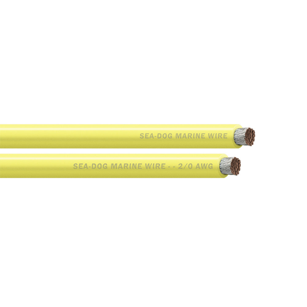 SeaDog 20 AWG Yellow Battery Cable 50 8021031