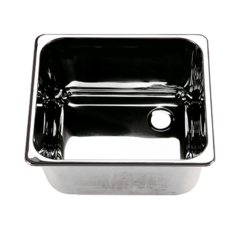 Scandvik Rectangular Sink Stainless Steel Right Side Drain 10224