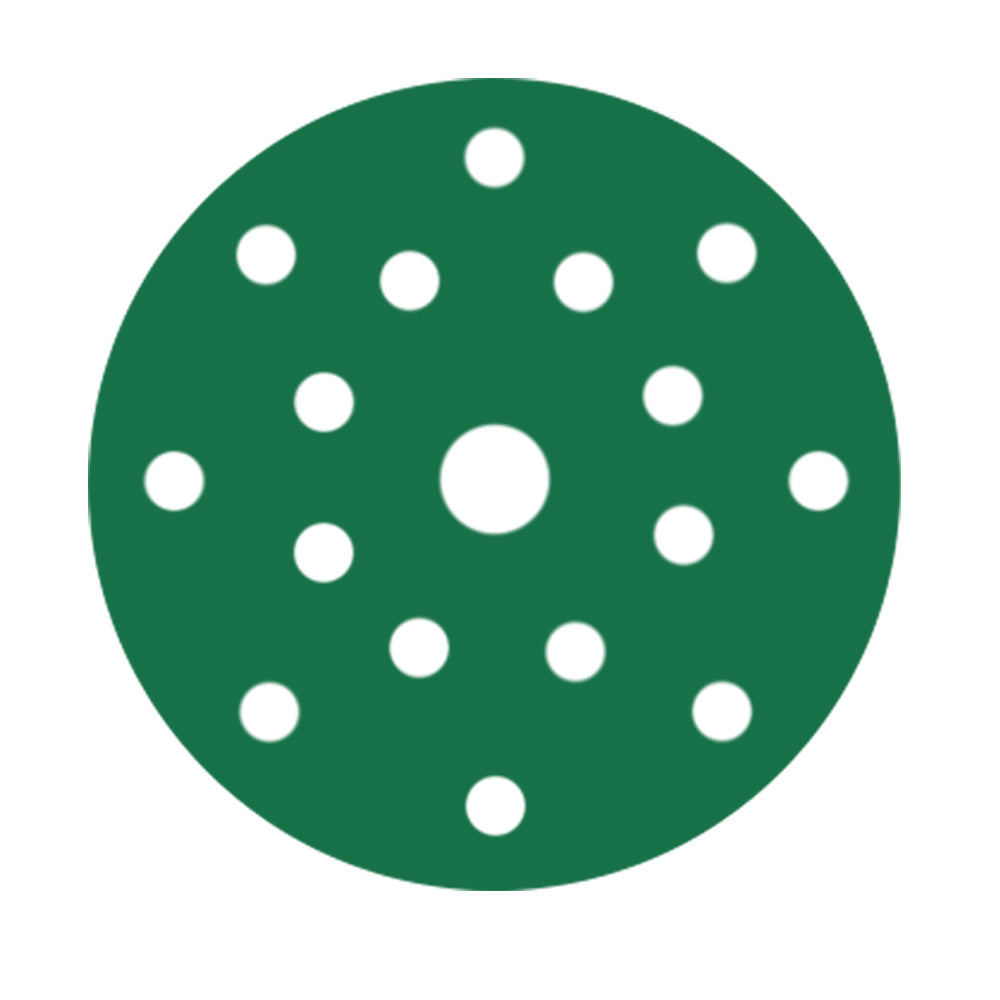 RUPES PROCUT Film Abrasive Discs 125mm 5 17 Holes P180 Grit Box of 50pcs 945FC180