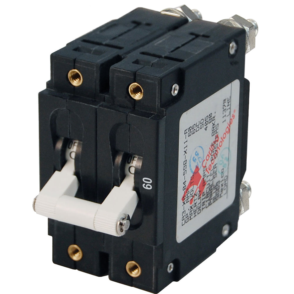 Blue Sea 7254 CSeries Double Pole Circuit Breaker 60A 7254