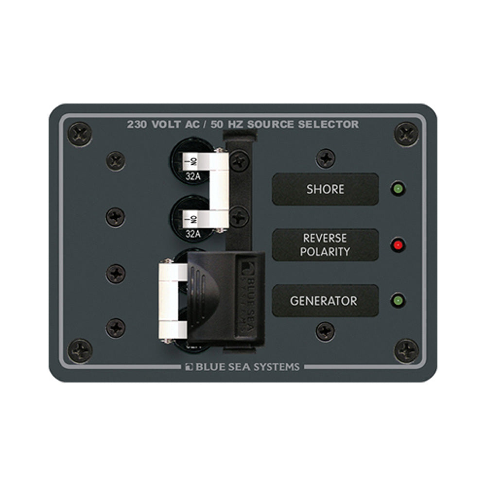 Blue Sea 8161 AC Toggle Source Selector 230V 2 Source 8161