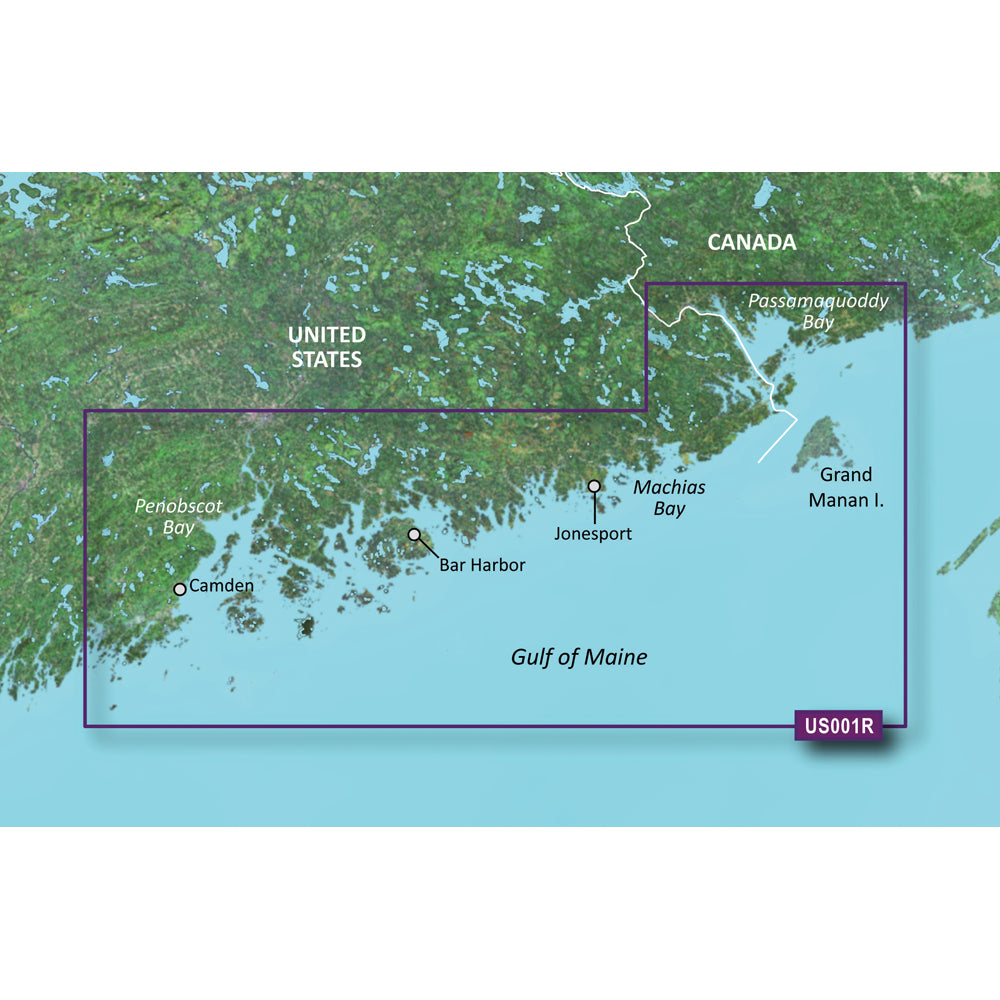 Garmin BlueChart g3 Vision HD VUS001R North Maine microSDSD 010C070200