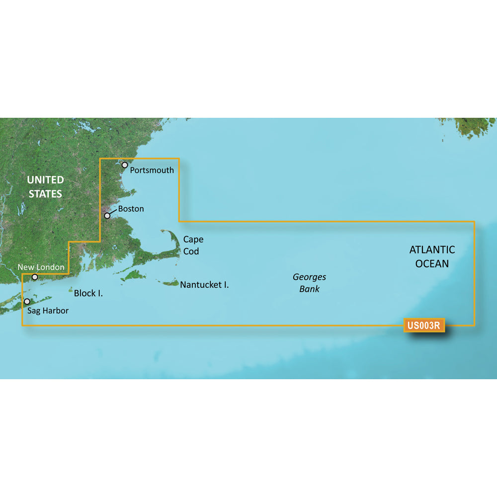 Garmin BlueChart g3 Vision HD VUS003R Cape Cod microSDSD 010C070400
