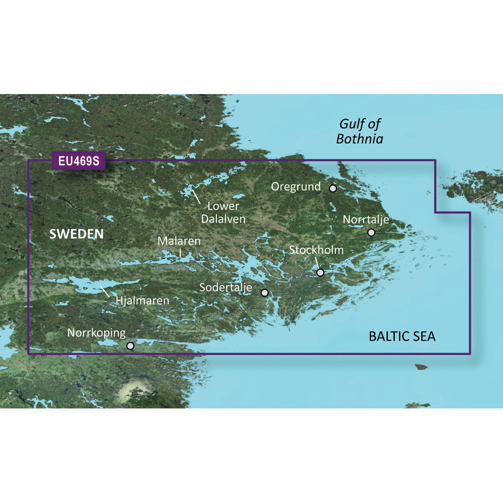 Garmin BlueChart g3 Vision HD VEU469S Stockholm Mlaren microSDSD 010C081300