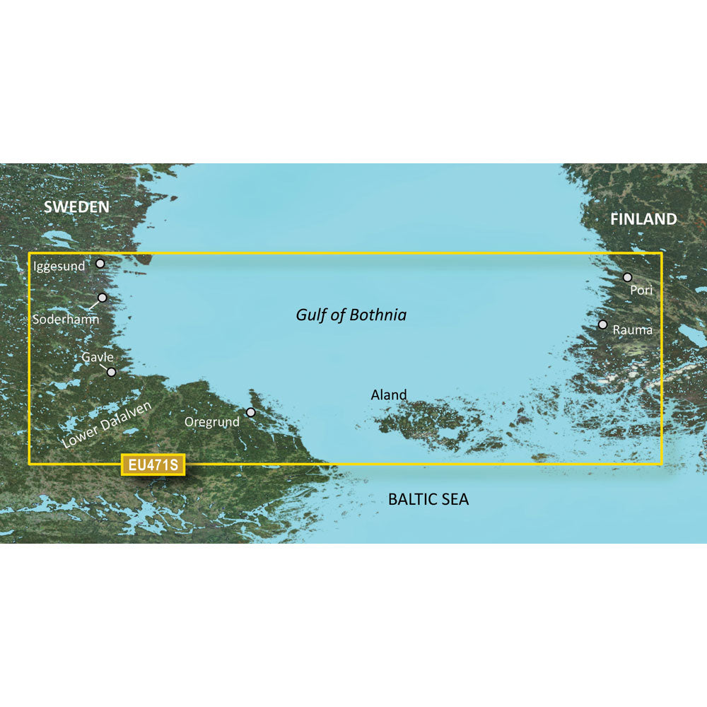 Garmin BlueChart g3 Vision HD VEU471S Gulf of Bothnia microSDSD 010C081500