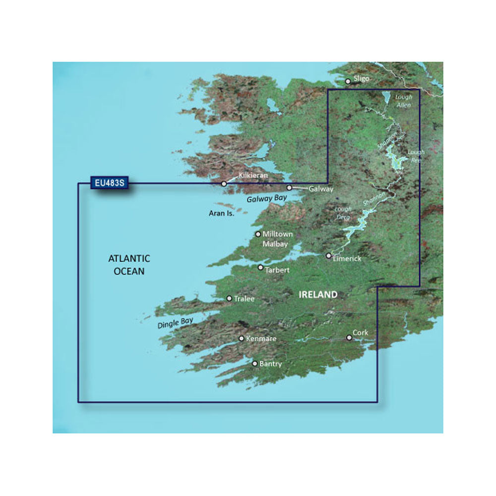 Garmin BlueChart g3 Vision HD VEU483S Galway Bay to Cork microSDSD 010C082700