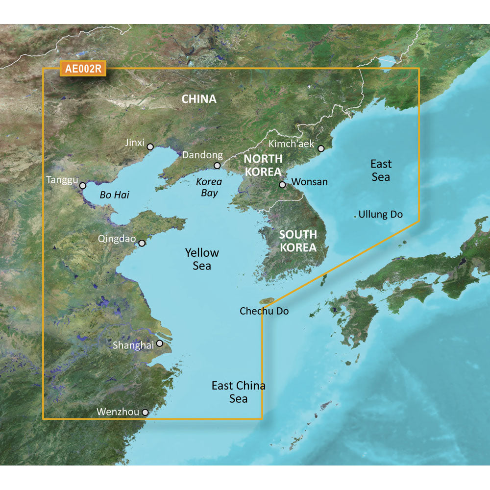 Garmin BlueChart g3 Vision HD VAE002R Yellow Sea microSDSD 010C087700