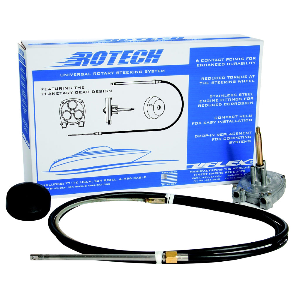 UFlex Rotech 9 Rotary Steering Package Cable Bezel Helm ROTECH09FC