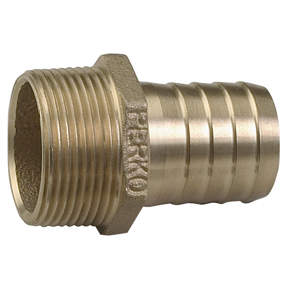 Perko 2 Pipe To Hose Adapter Straight Bronze MADE IN THE USA 0076009PLB