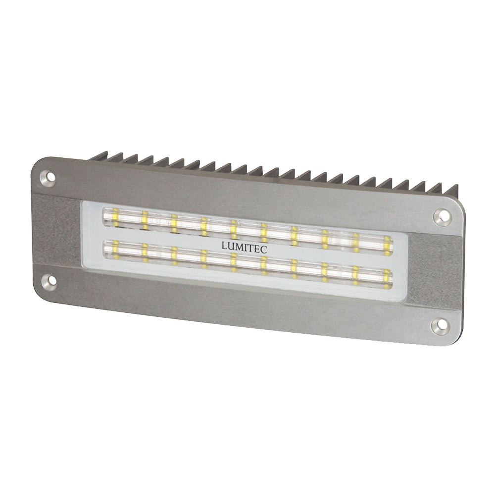 Lumitec Maxillume2 High PowerFlush Mount Flood Light Brushed Finish White Dimming 101134