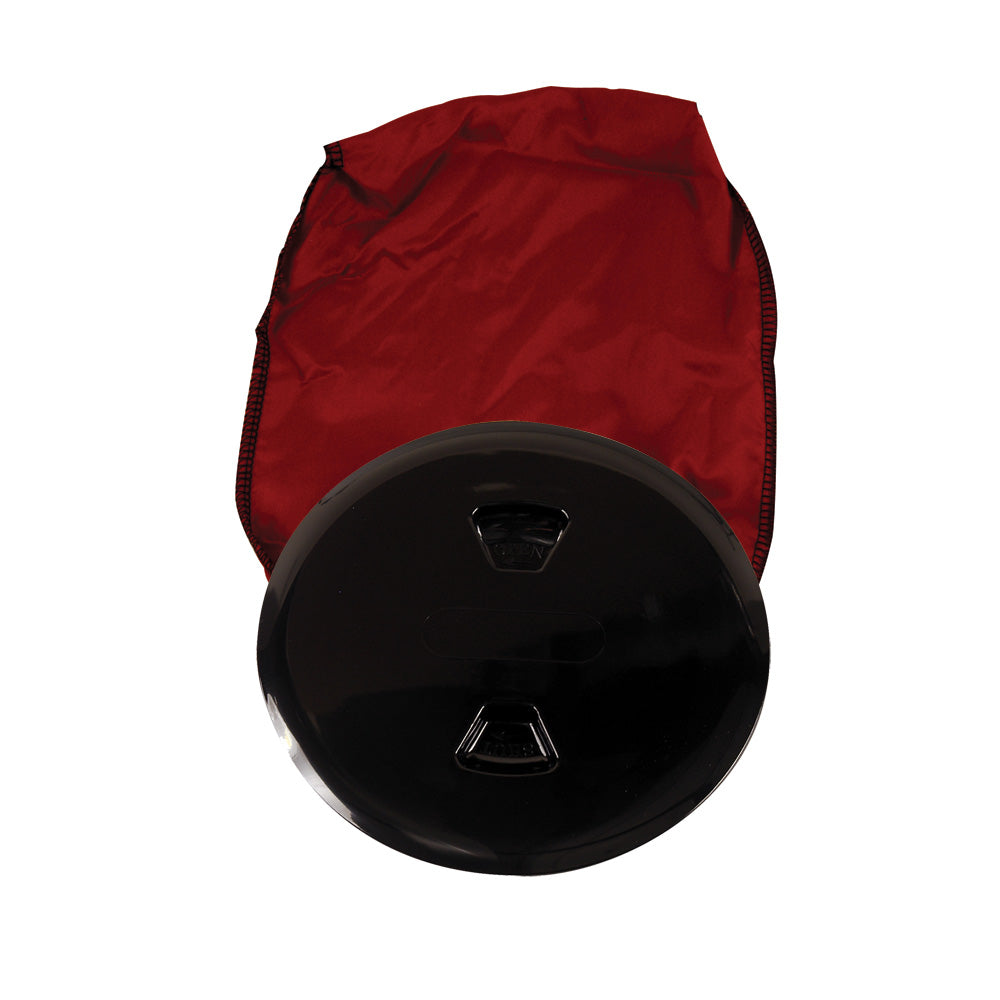 Beckson 5 StowAway Deck Plate Black w12 Bag DP50BB