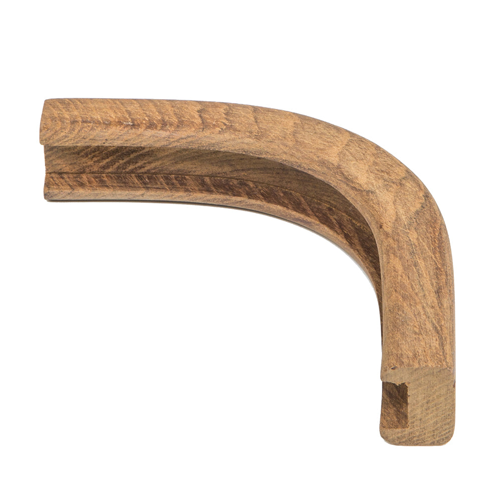 Whitecap Teak Track Outside Corner Molding 12 60823