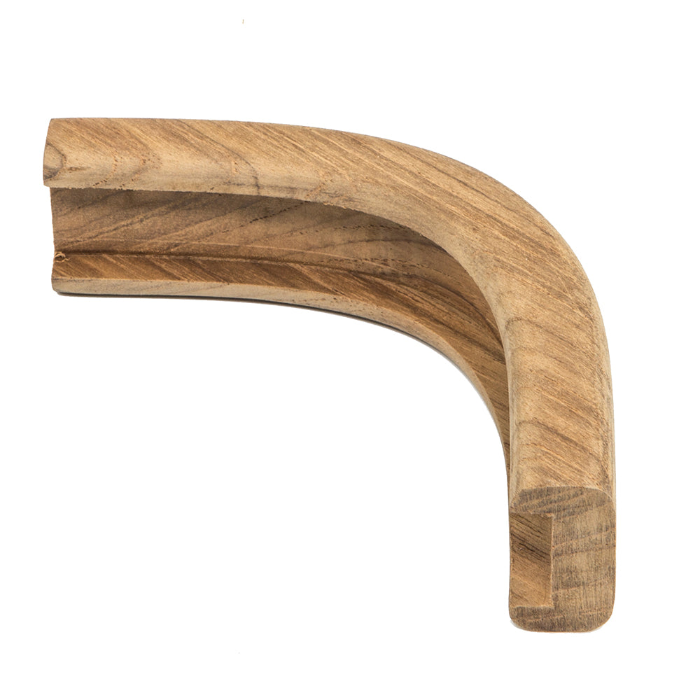 Whitecap Teak Track Outside Corner Molding 34 60827