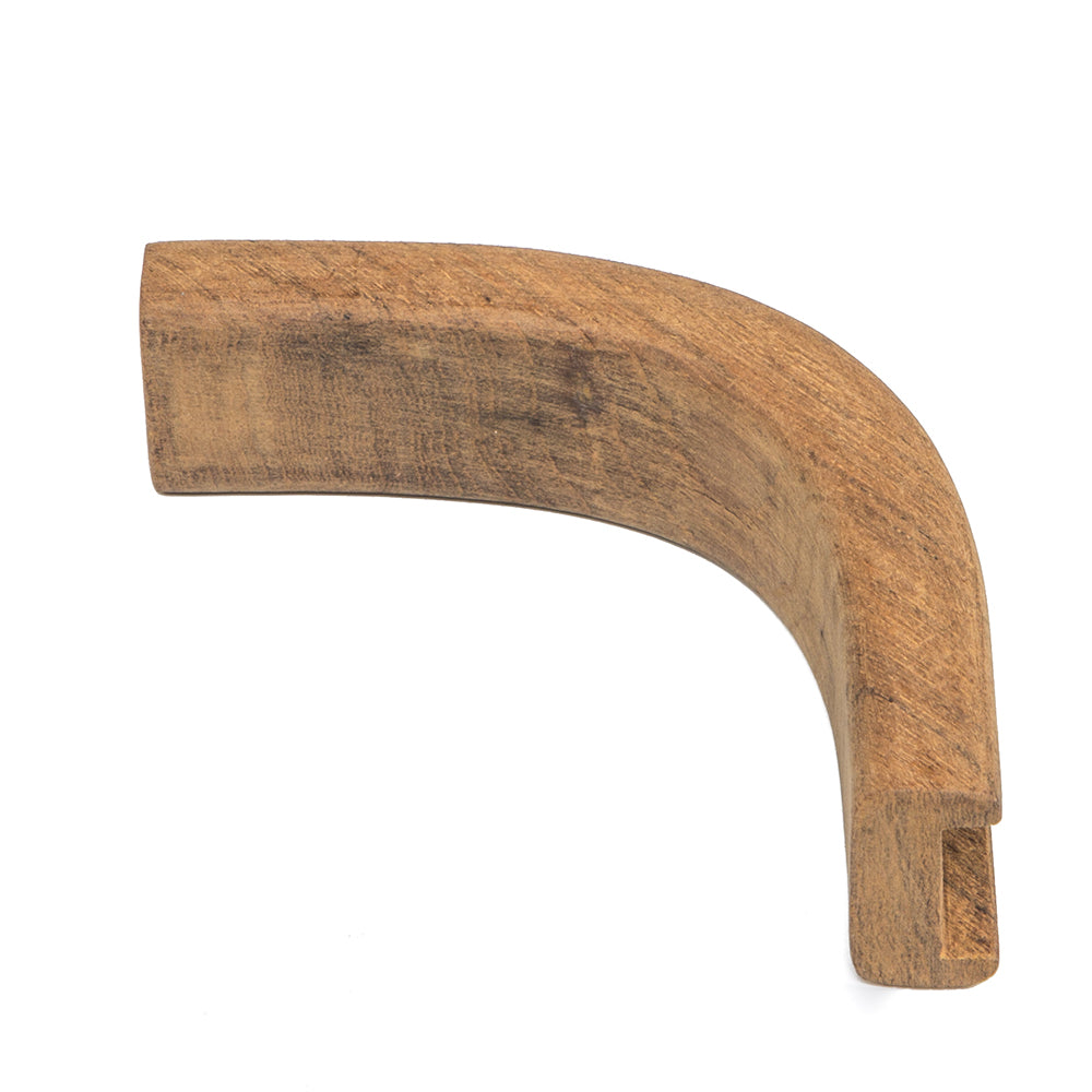 Whitecap Teak Track Inside Corner Molding 34 60826