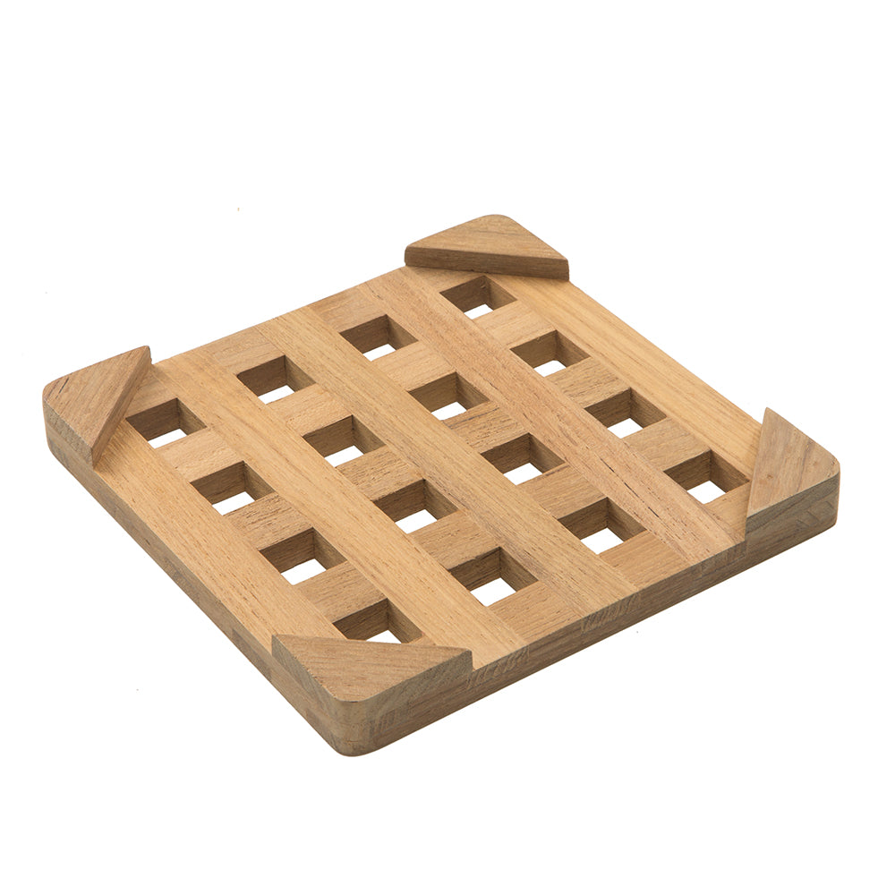 Whitecap Teak Small Square Trivet 6 62420
