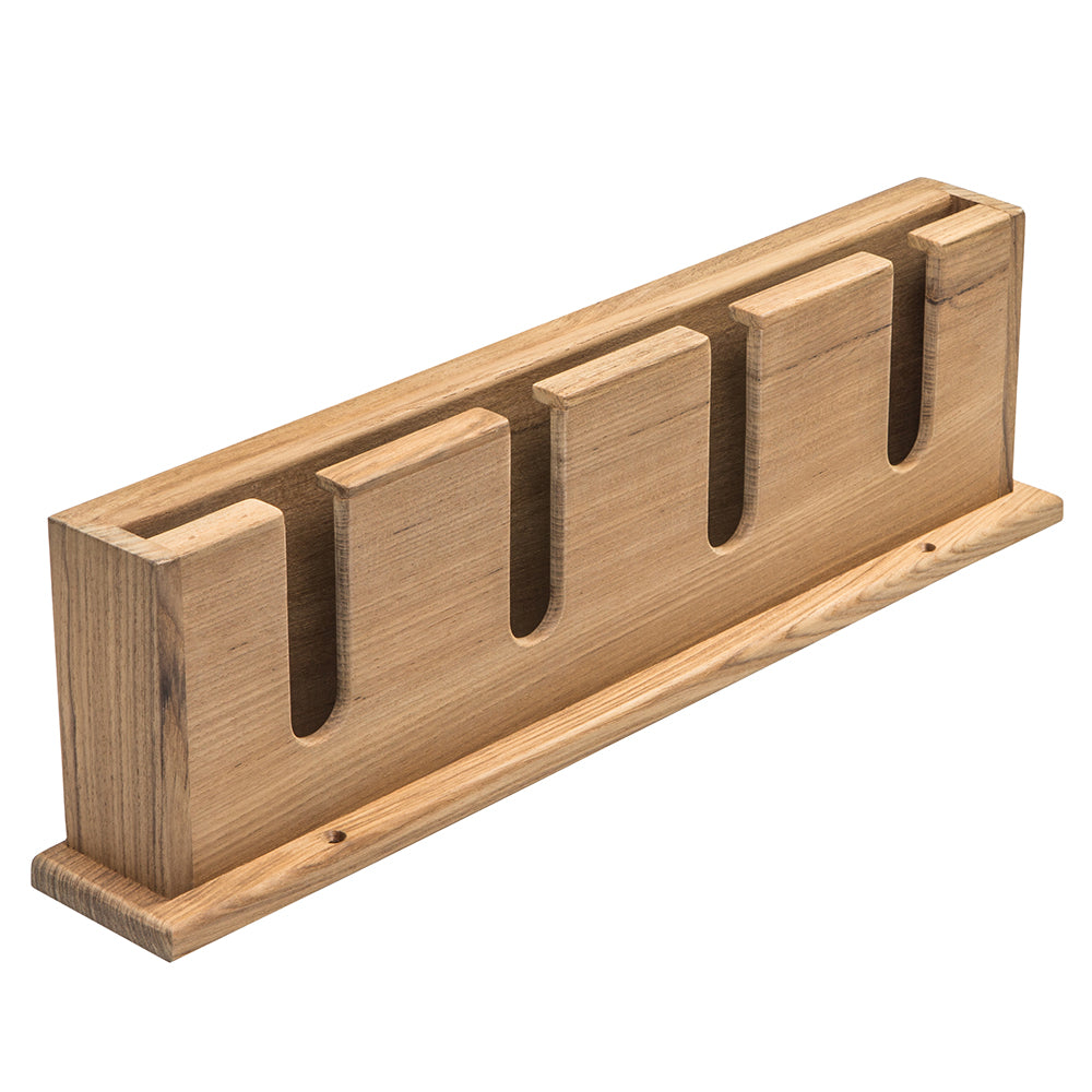 Whitecap Teak Wineglass Rack wShelf 62426