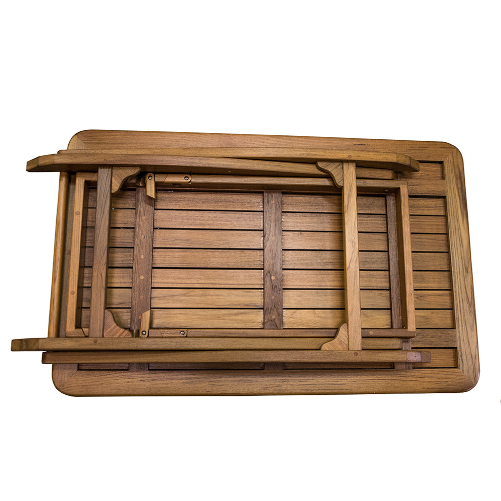 Whitecap Teak Large Adjustable Slat Top Table 60029