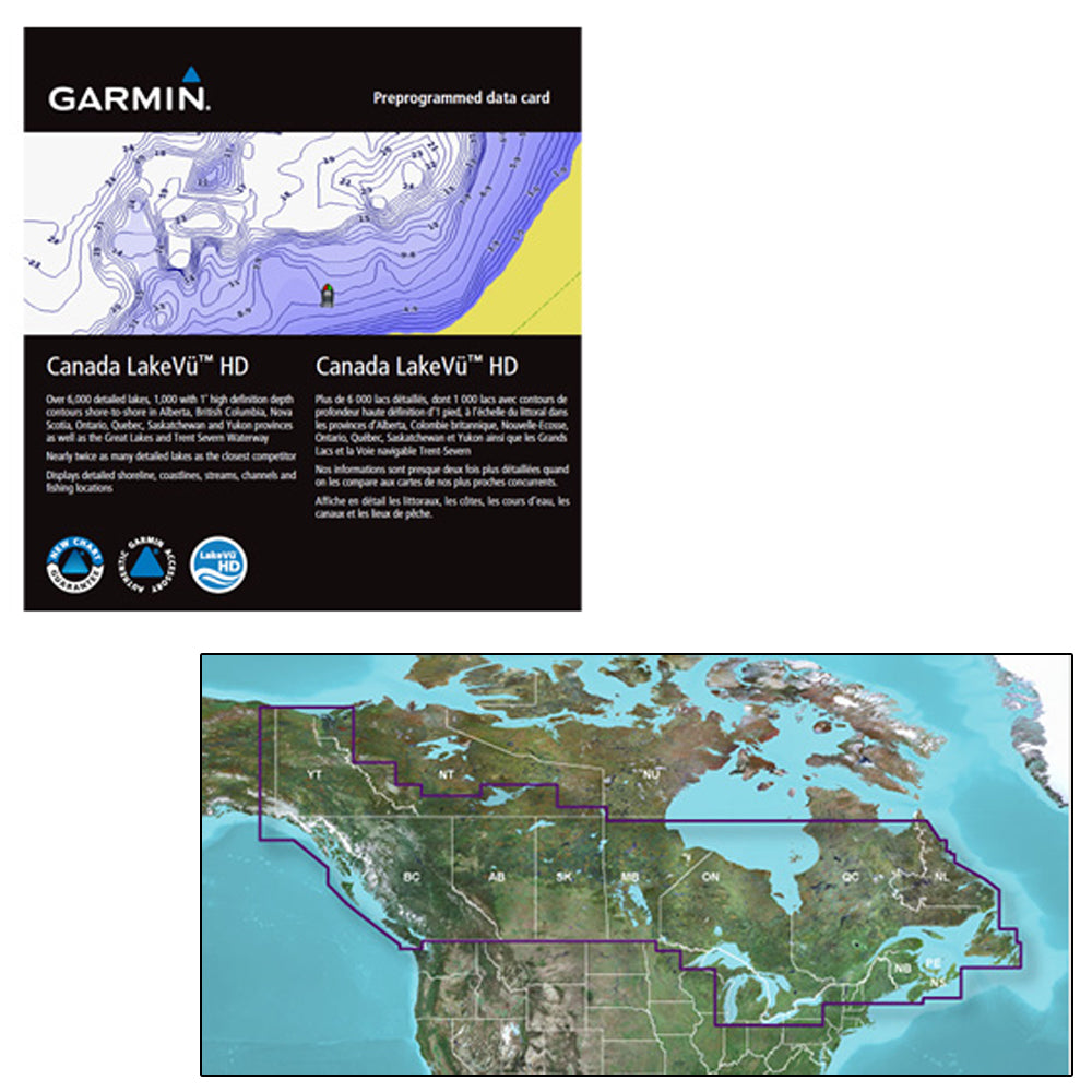 Garmin Canada LakeV HD g3 microSDSD 010C111300