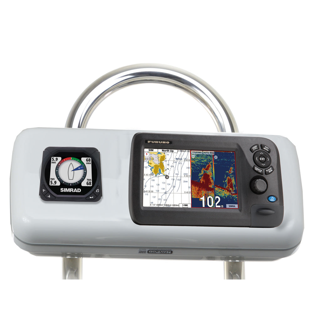 NavPod GP1515 SystemPod PreCut fFuruno GP1670GP1670F 57 1 Instrument f95 Wide Guard GP1515