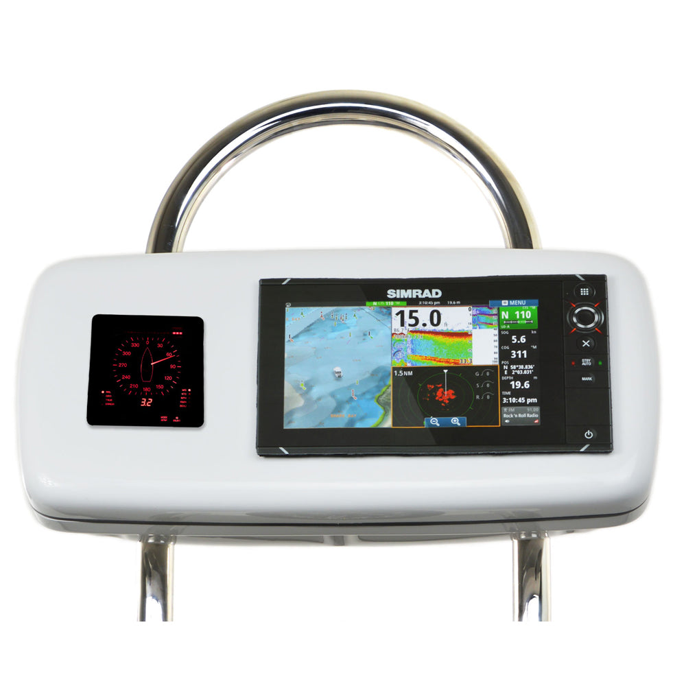 NavPod GP204013 SystemPod PreCut fSimrad NSS9 evo2 or BG Zeus 9 1 Instrument f12 Wide Guard GP204013