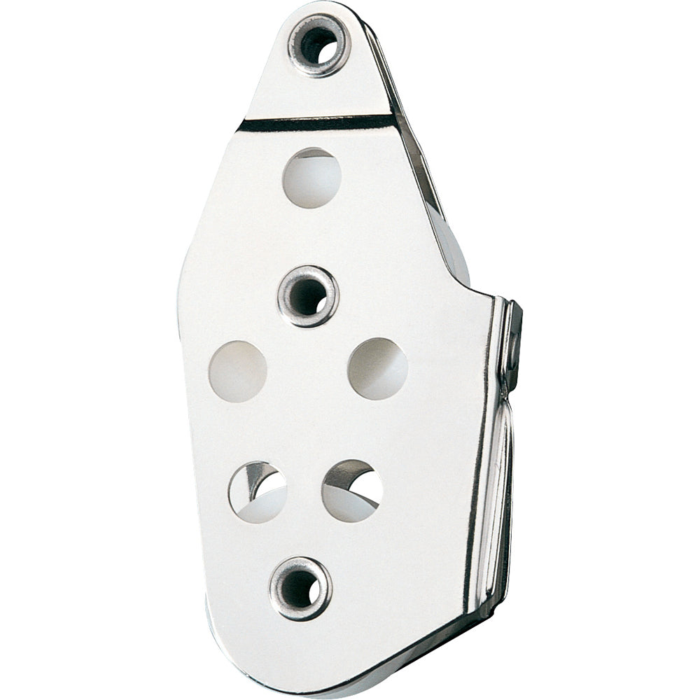 Ronstan Series 30 Fiddle Block Narrow wTube Rivet Head VJam Cleat RF187