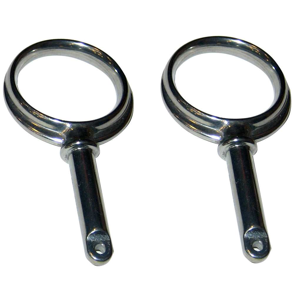 Perko Round Type Rowlock Horns Chrome Plated Zinc 1267DP0CHR
