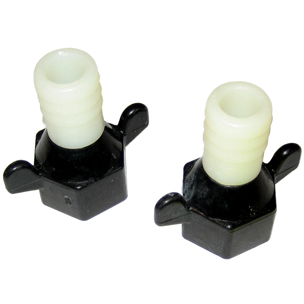 Shurflo by Pentair Straight Fitting Wingnut Swivel 1214NPTF x 58Barb 9418102