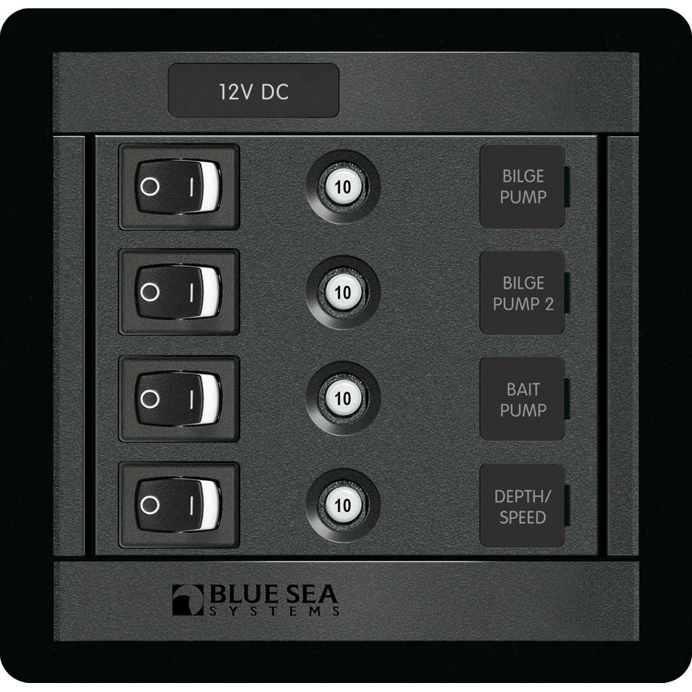 Blue Sea 1455 4 Position Switch CLB Square 1455