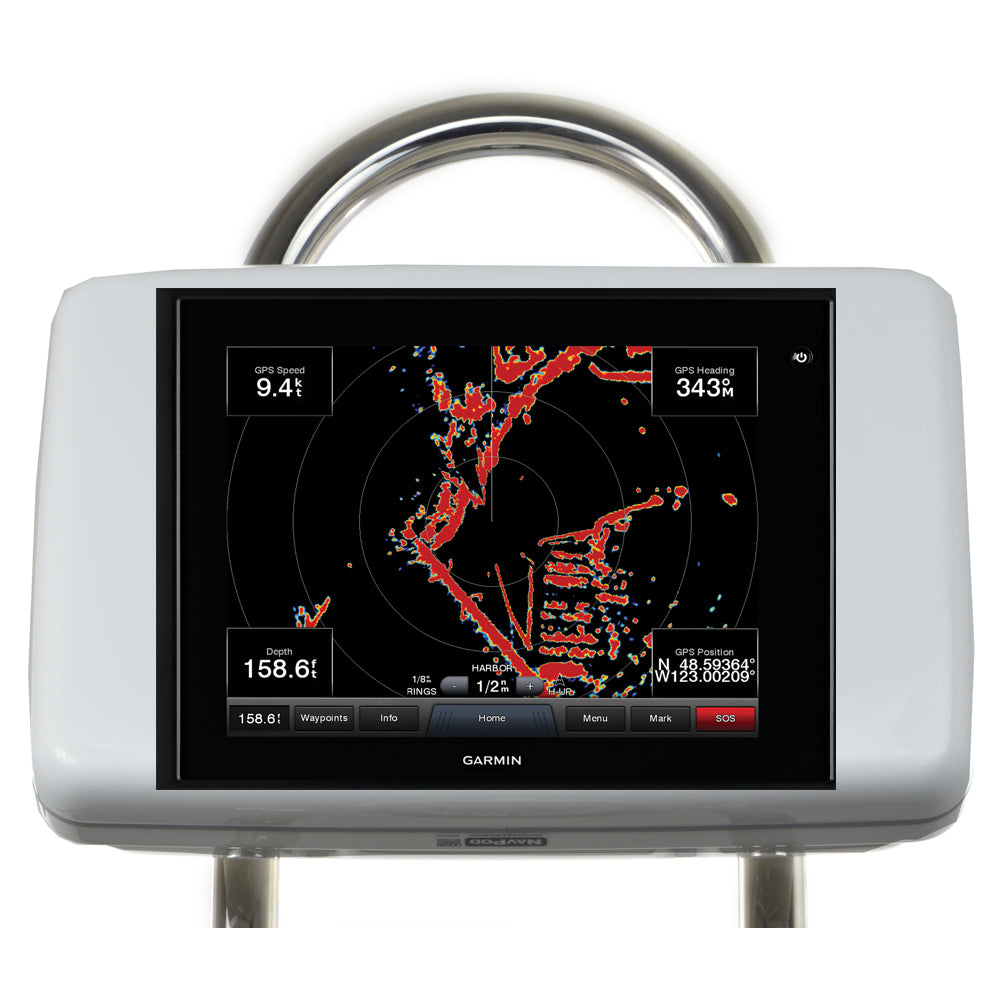NavPod GP2065 SailPod PreCut fGarmin GPSMAP 80128212 f12 Wide Guard GP2065