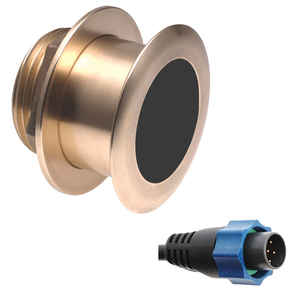 Airmar B164 1kW 0 ThruHull Transducer for Simrad wBlue Connector B1640BL