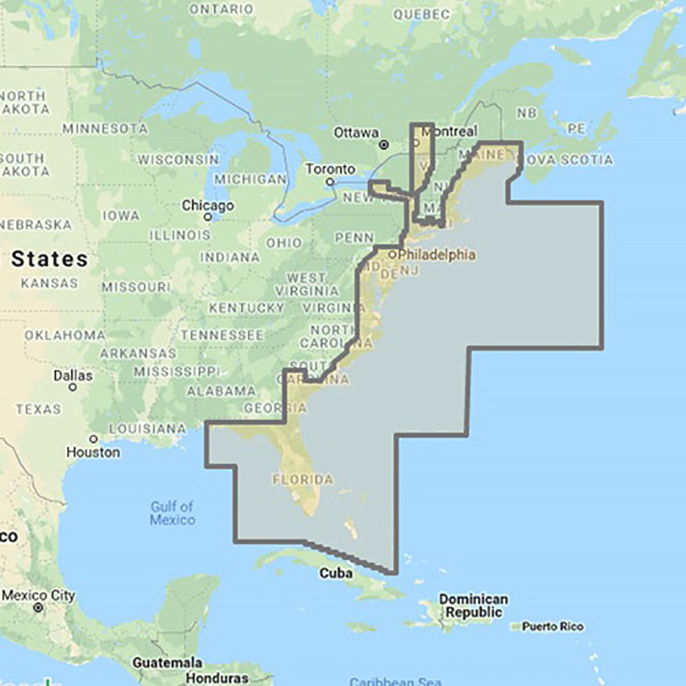 Furuno MM3FNA022 CMAP Fishing Chart US East Coast Bahamas Unlock Code MM3FNA022