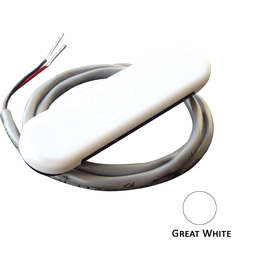ShadowCaster Courtesy Light w2 Lead Wire White ABS Cover Great White 4Pack SCMCLGW4PACK