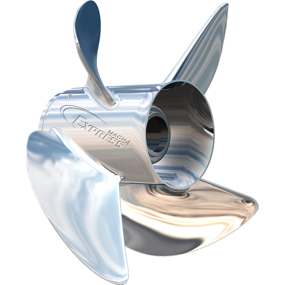 Turning Point Express Mach4 Right Hand Stainless Steel Propeller EX1EX214114 4Blade 14 x 11 Pitch 31431130