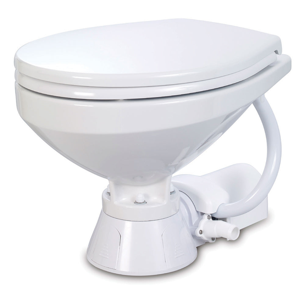 Jabsco Electric Marine Toilet Regular Bowl wSoft Close Lid 24V 370104194